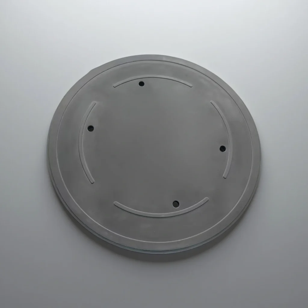 Custom Machined AlN Plate with Holes