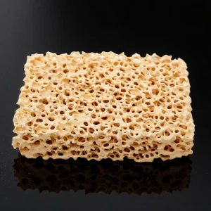 Customized magnesia ceramic foam filter with square shape