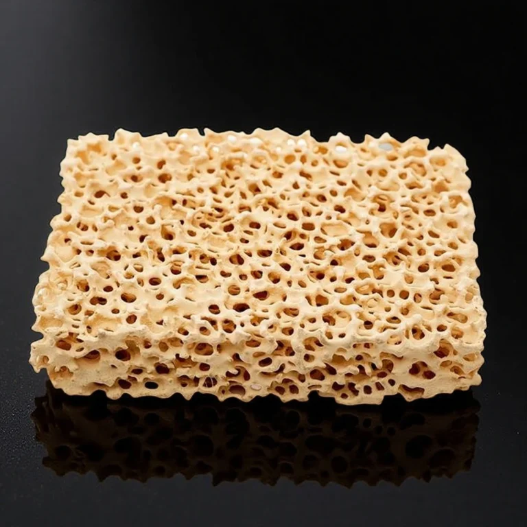 Customized magnesia ceramic foam filter with square shape