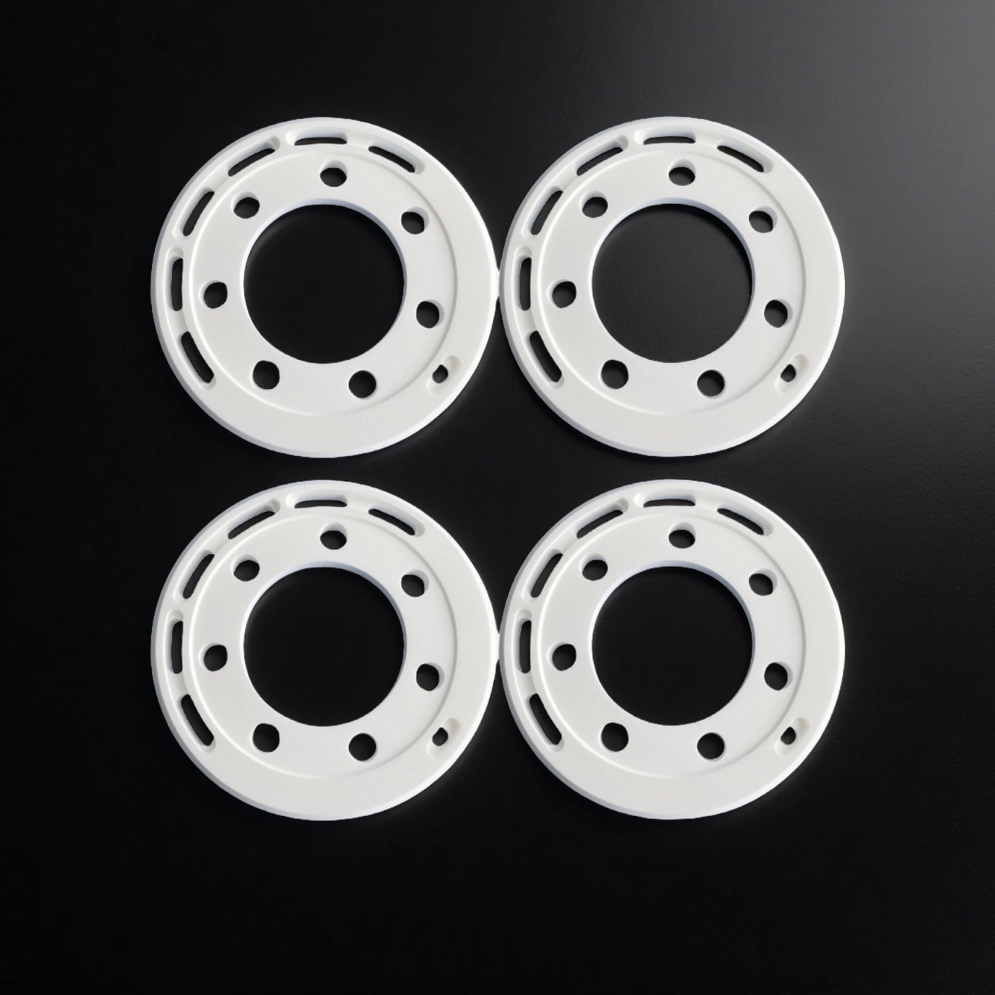 Customizable zirconia ceramic flange with ±0.05mm tolerance