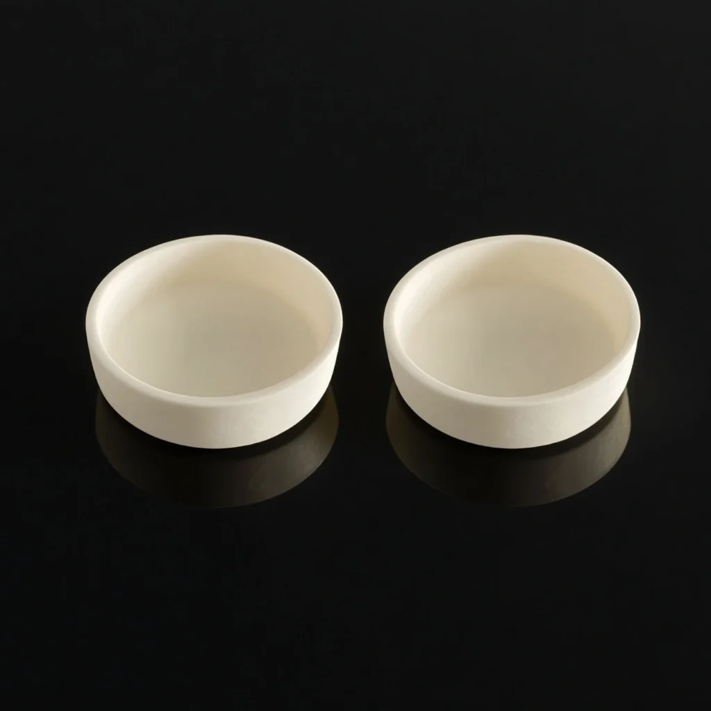 Custom dimensions alumina ceramic plate round sintering tray