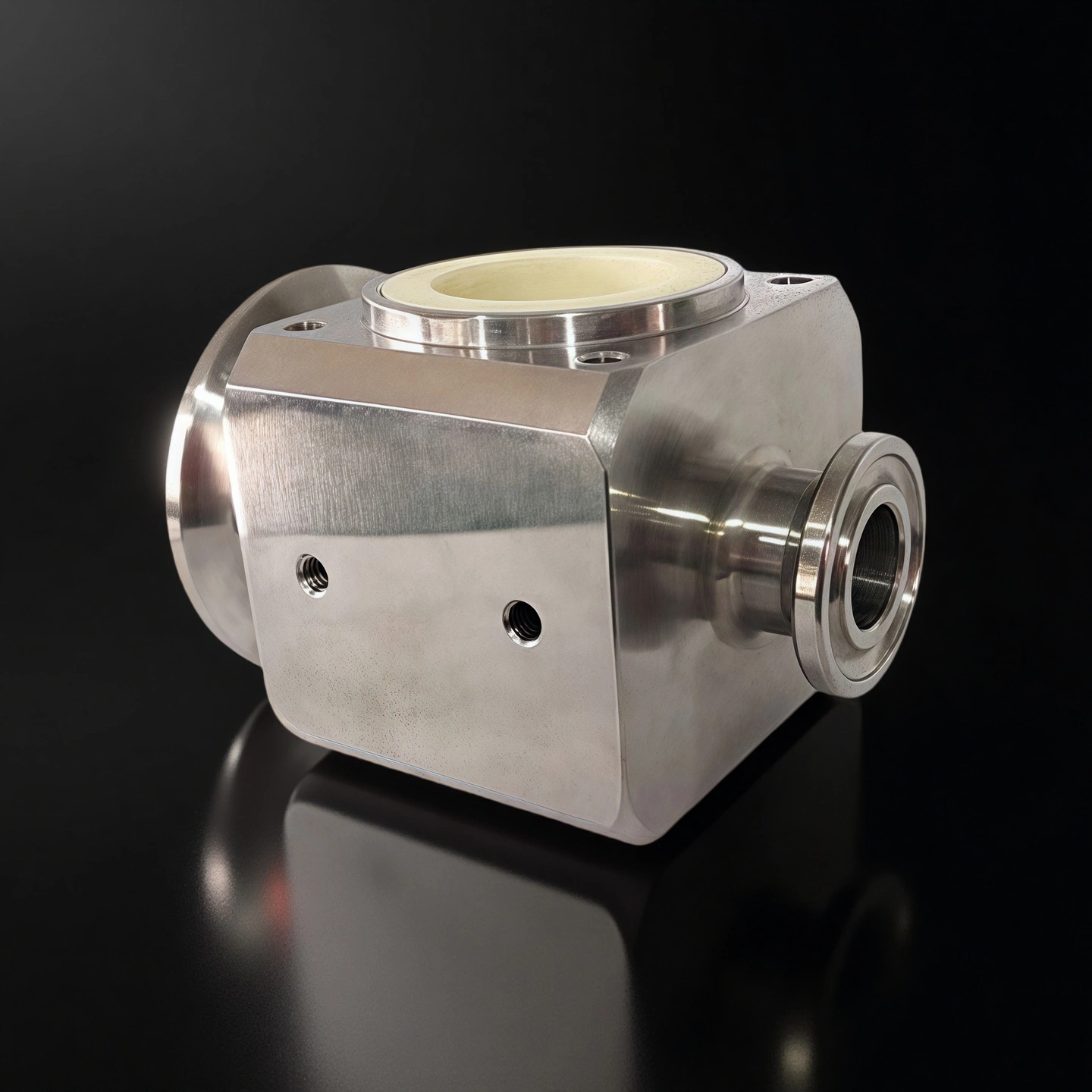 Custom dimensions ceramic valve for chemical-resistant systems