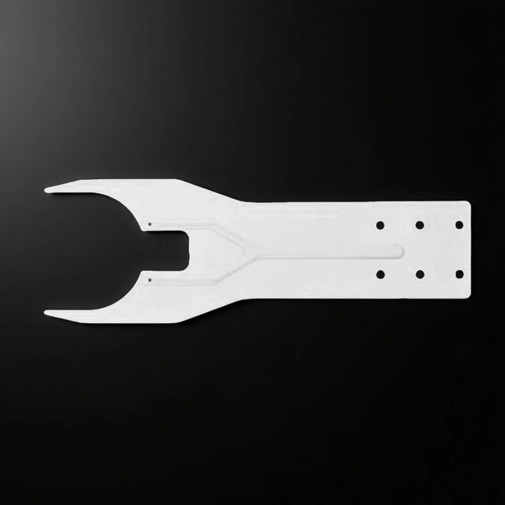 Front View of Alumina Ceramic Robot Arm with 300mm Length