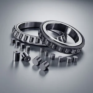 Silicon nitride roller bearing for electric motors