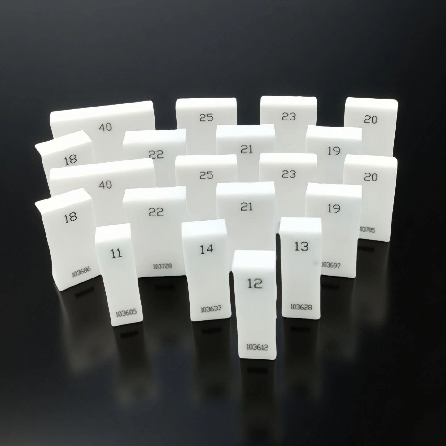 dimensional calibration using zirconia blocks in lab setup
