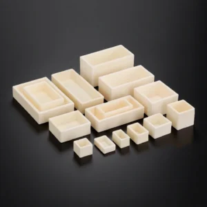 High Purity Alumina Rectangular Tray 240x120mm