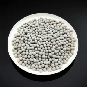 Full view of high purity alumina balls in bulk