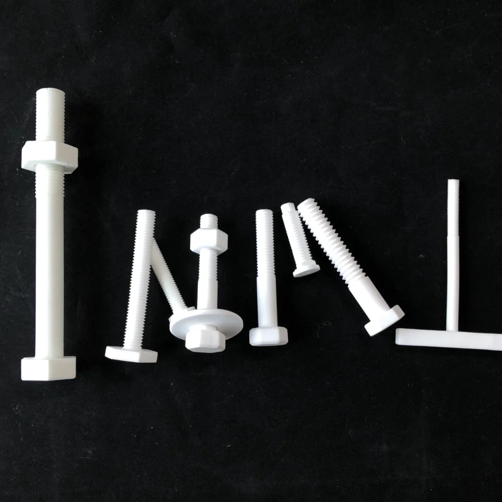 M4 flat head ceramic alumina screw for high temperature use