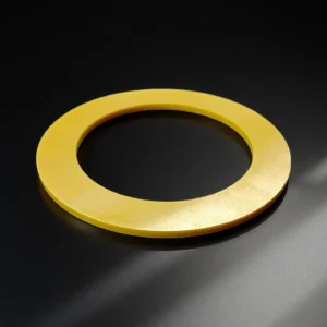 Front view of magnesia stabilized zirconia ceramic ring