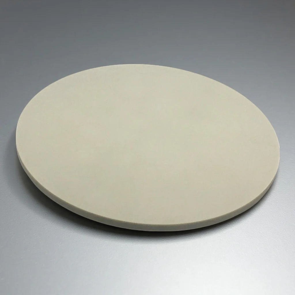 Custom aluminum nitride sheet with drilled holes