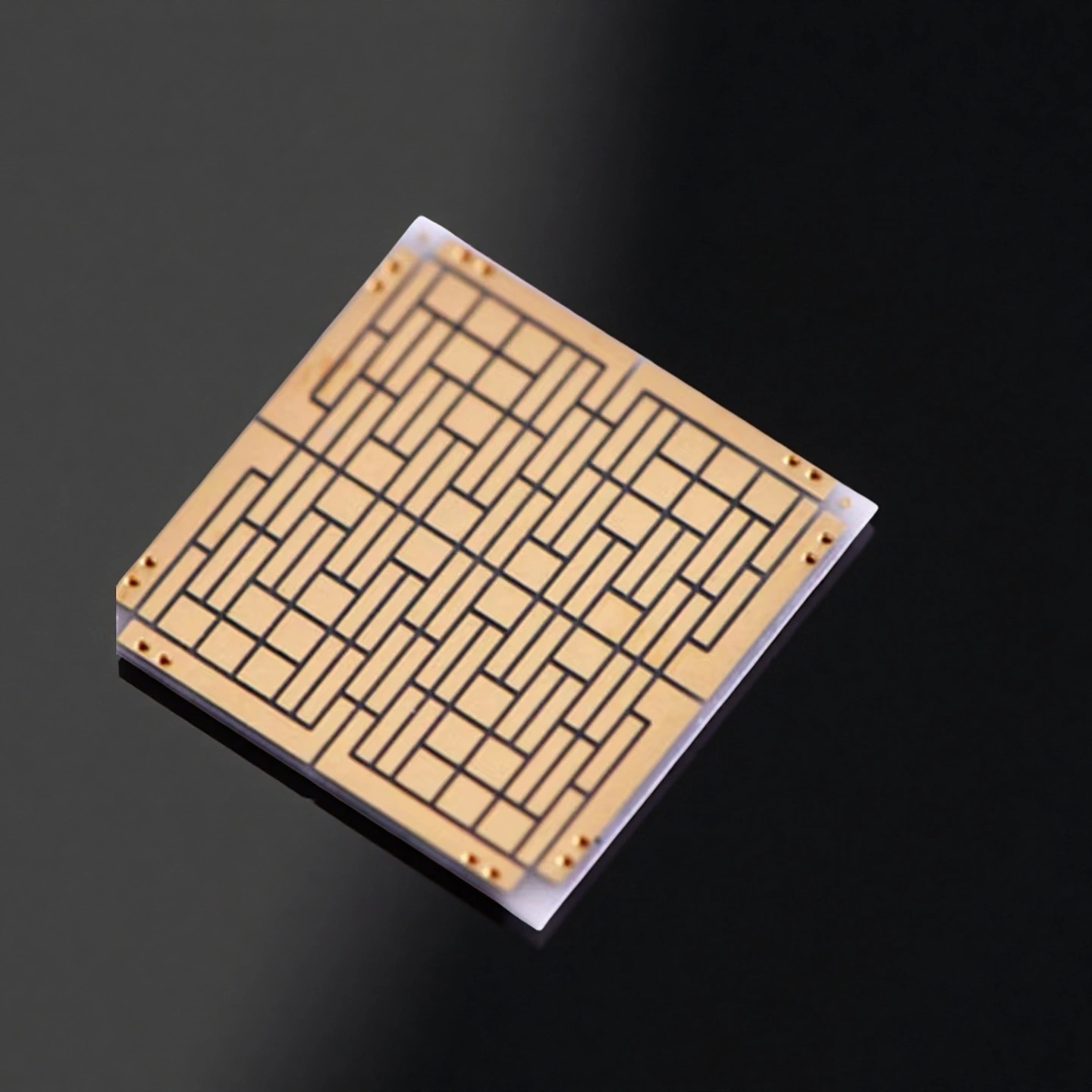 Metalized aluminum nitride substrate with Mo/Mn metallization