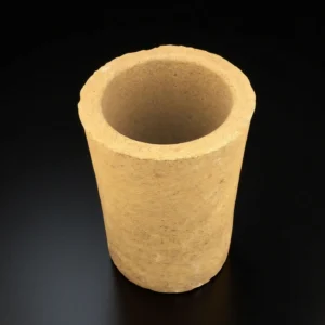 Packaged magnesium oxide crucibles for shipment