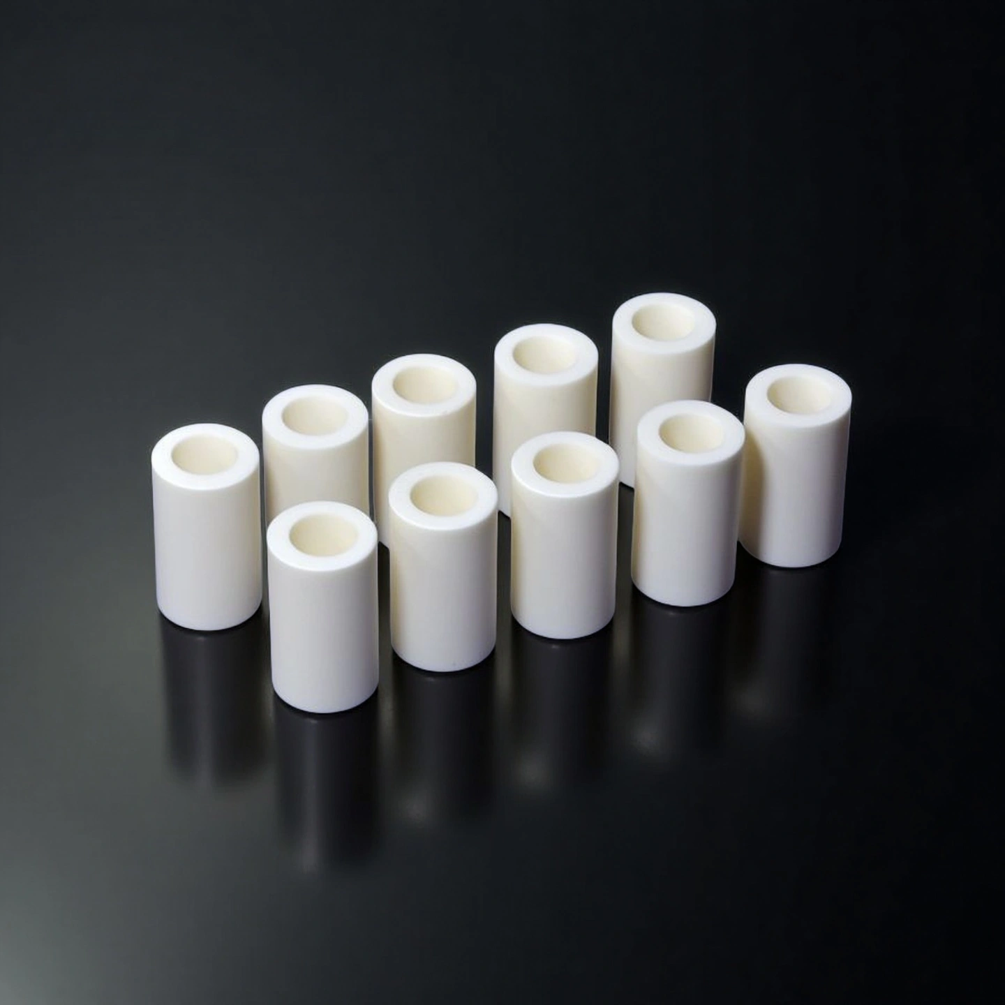 Precision ZTA Tube with Ground Surface and Closed End