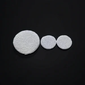 Round alumina foam filter