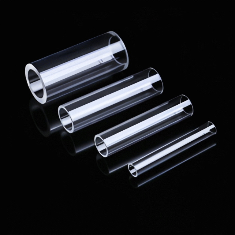 High-purity sapphire tube used in laser protection systems