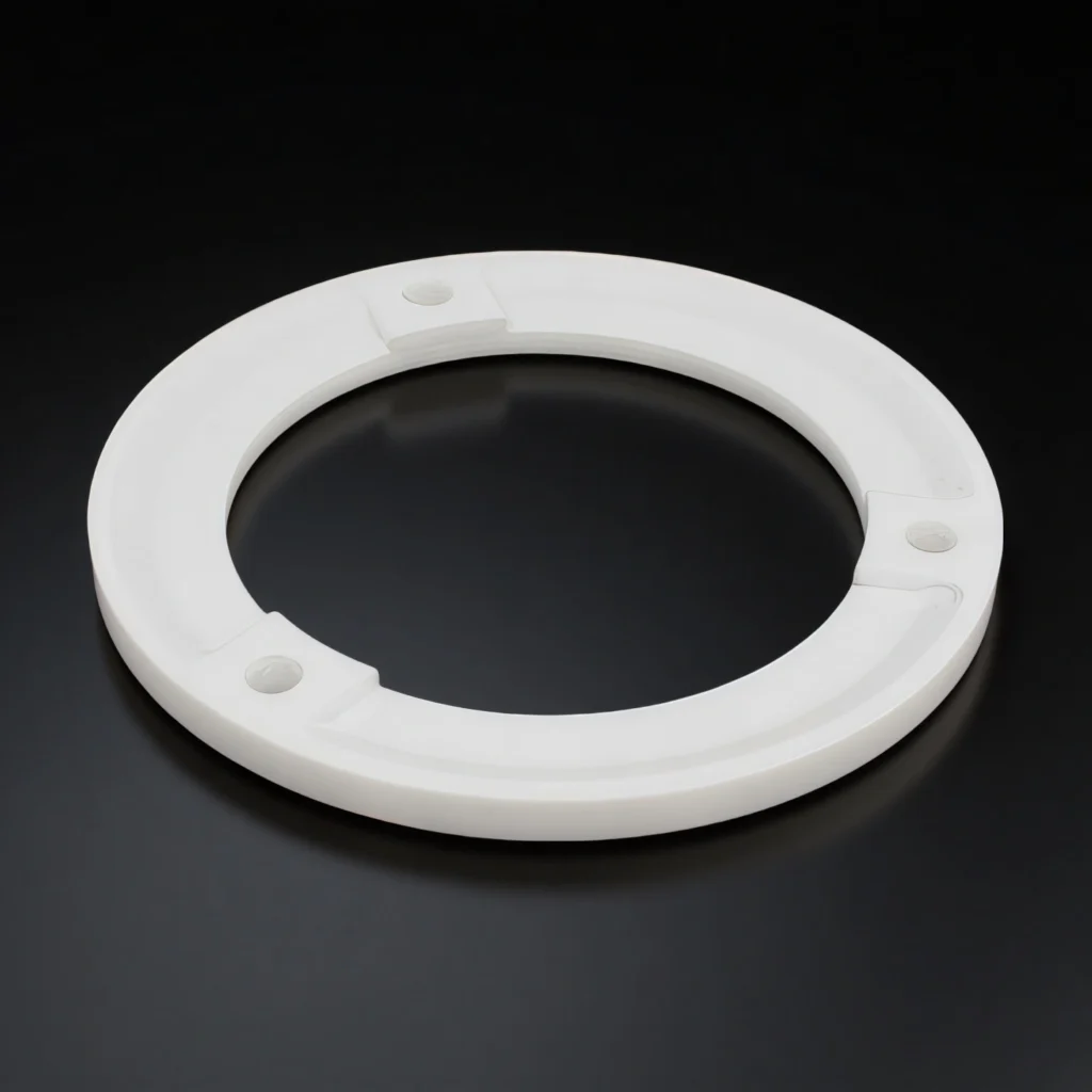 Shock-proof foam blister tray holding 10 ZTA Rings (stacked flat)