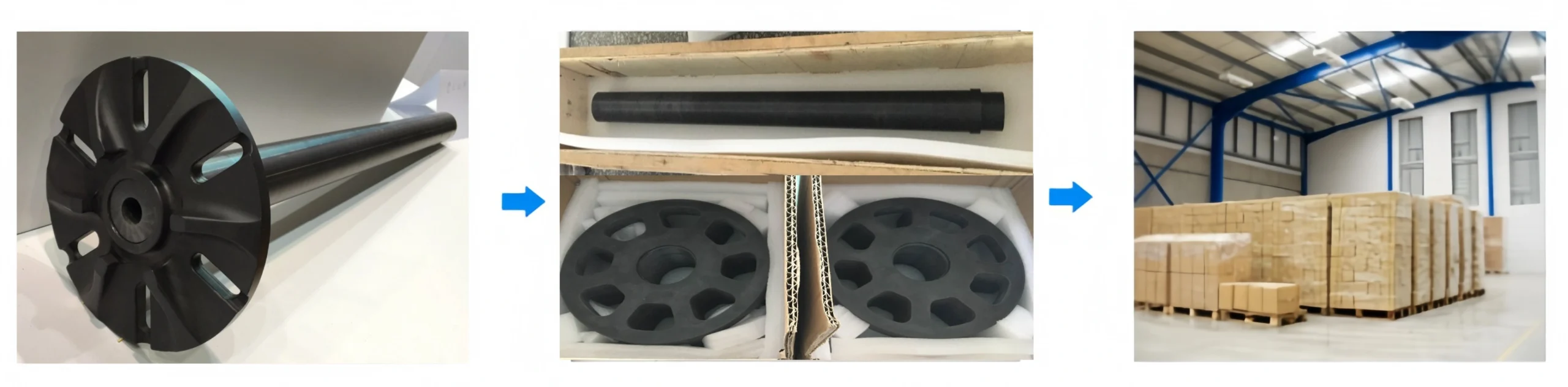 Si3N4 Degassing Rotor Packaging