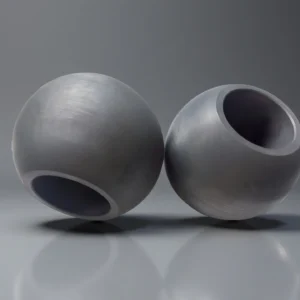 Silicon Carbide Ball Valve Front View