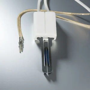 Front view of silicon carbide igniter for gas furnace
