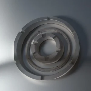 Reaction bonded silicon carbide thrust ring for axial load applications