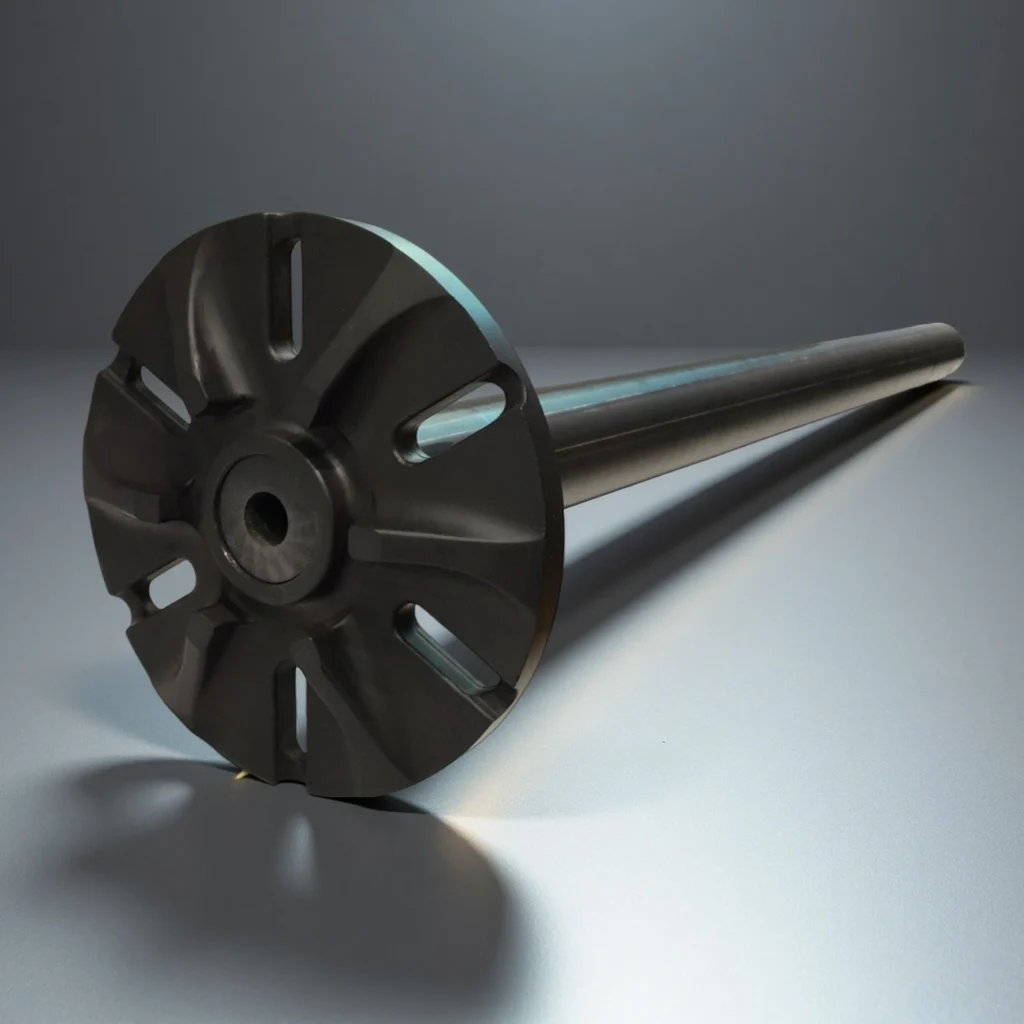 Silicon Nitride Degassing Rotor Front View