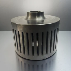 Front view of silicon nitride ceramic grading wheel for jet mill