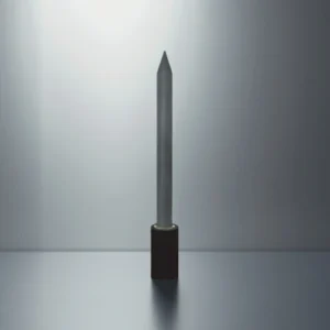 Full view of silicon nitride liquid level probe for molten metal