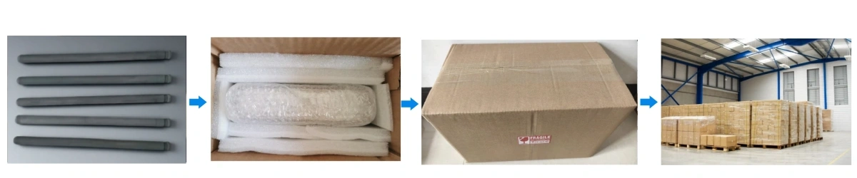 Silicon Nitride Thermocouple Tube Packaging