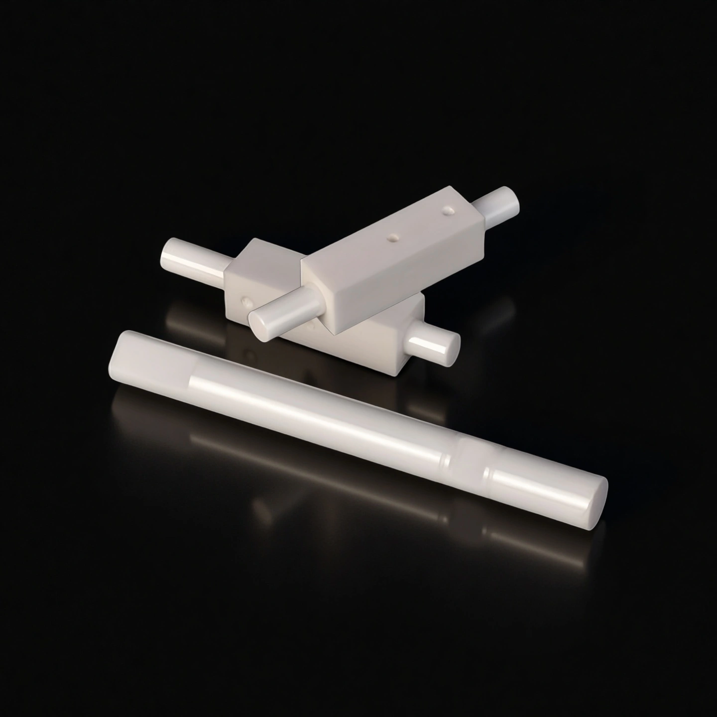 Zirconia rods in various diameters for fluid metering