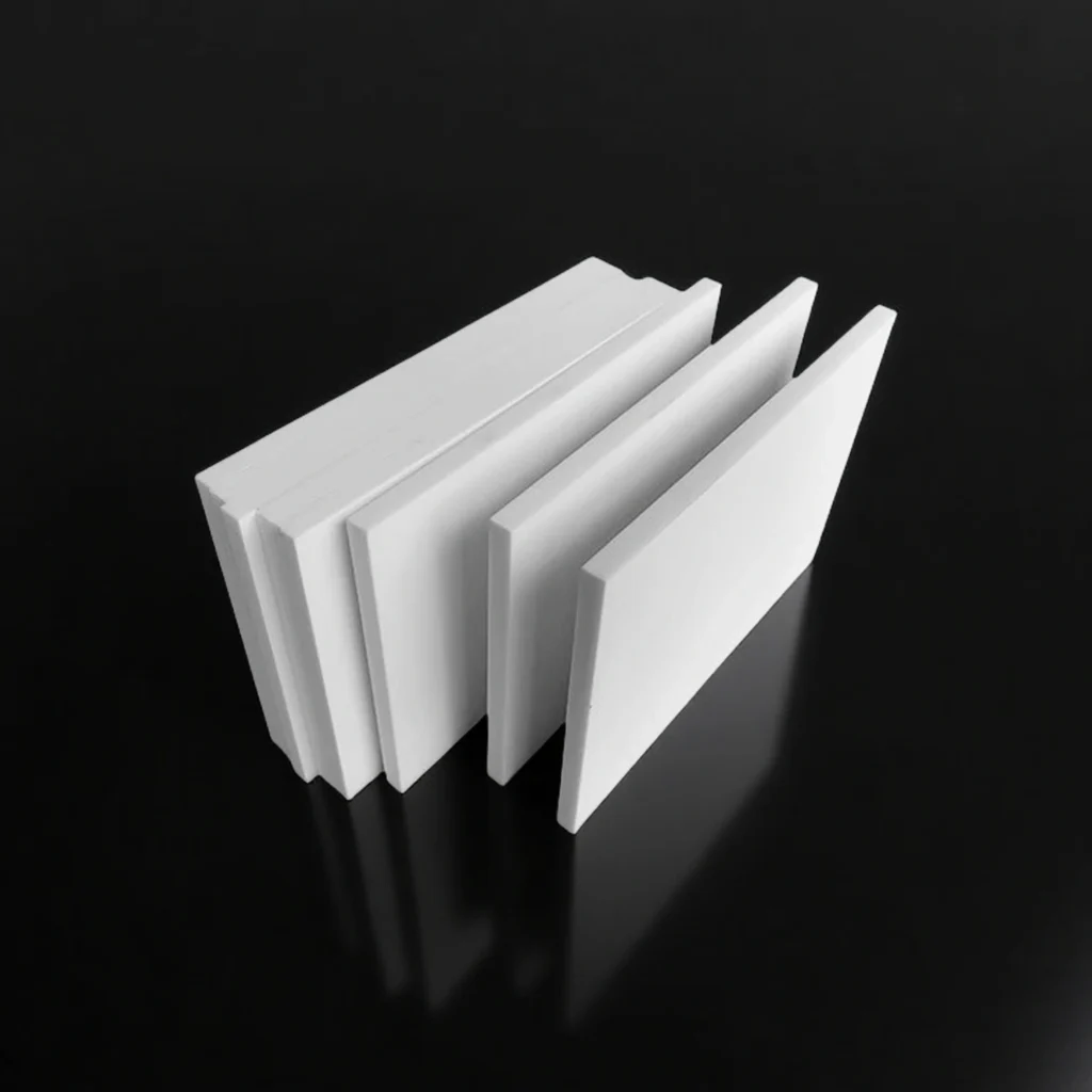Detail of sandblasted zirconia-toughened alumina ceramic plate