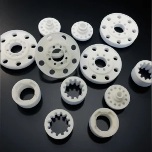 High purity zirconia ceramic flange with precision holes