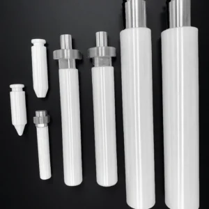 Front view of zirconia ceramic piston for HPLC pump