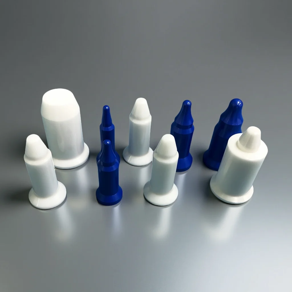 Front view of zirconia ceramic locating pin