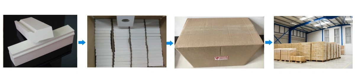Zirconia Toughened Alumina Ceramic Brick Packing