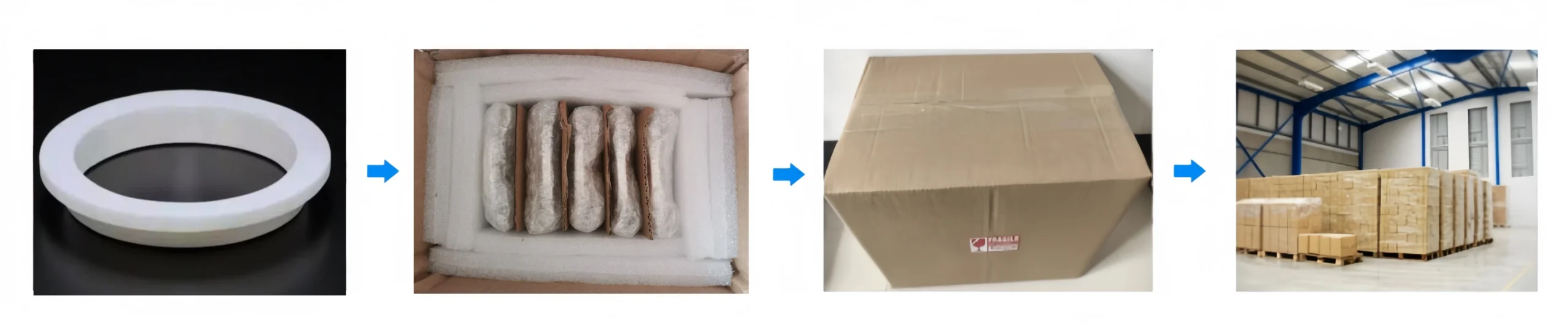 Zirconia Toughened Alumina Seal Ring Packaging