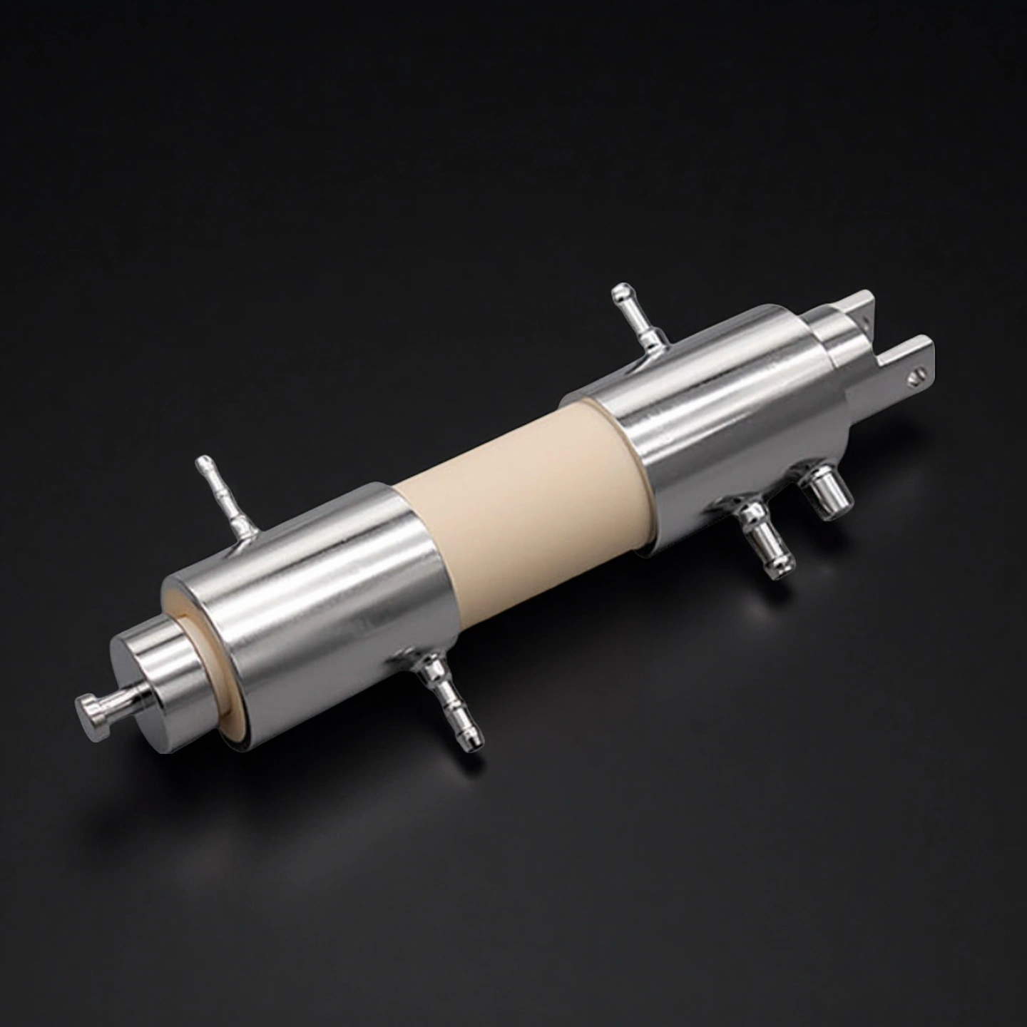 Corrosion-resistant zirconia ceramic fluid pump