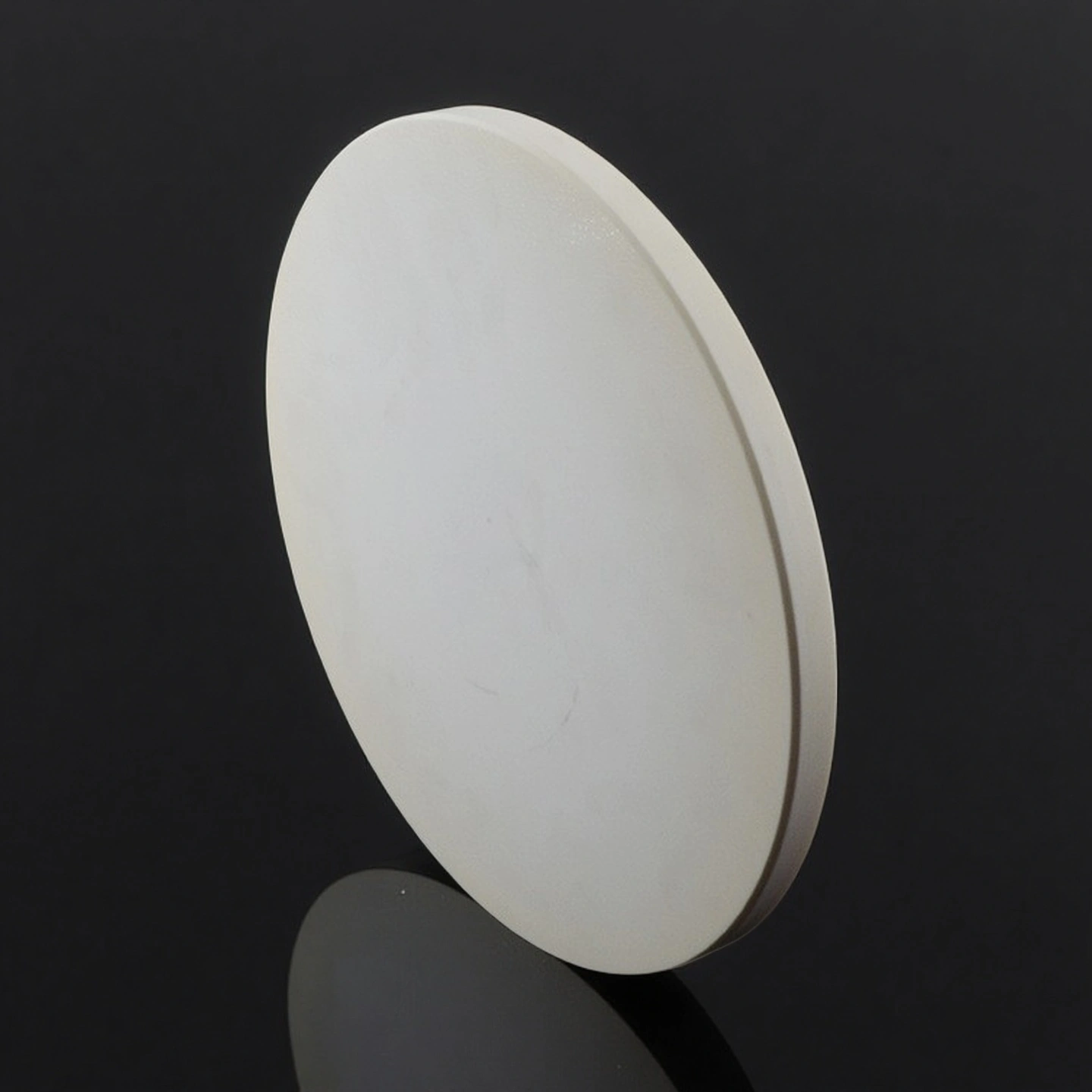 machined flat alumina sintering tray carrier for 3 wafers