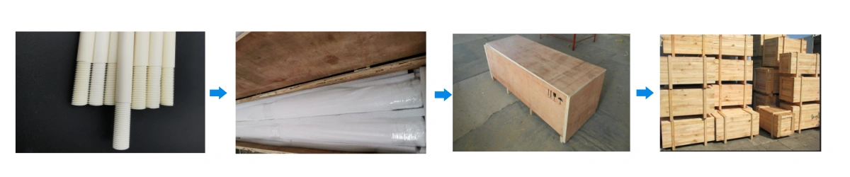 alumina threaded rod package