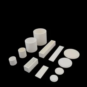 Custom hot-pressed boron nitride crucible machined for vacuum, inert gas and molten metal processing.