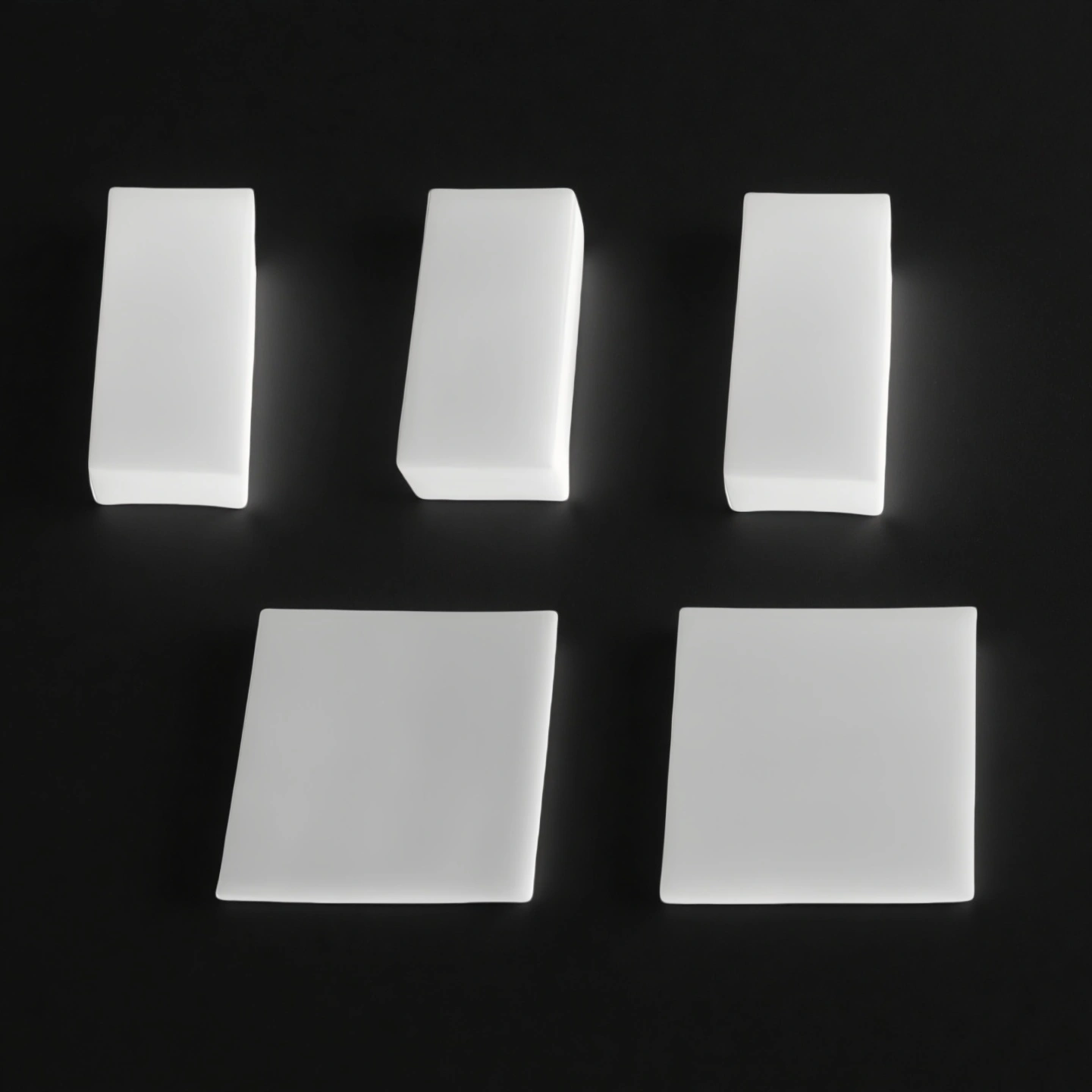 zirconia ceramic sheet with custom geometry for sintering