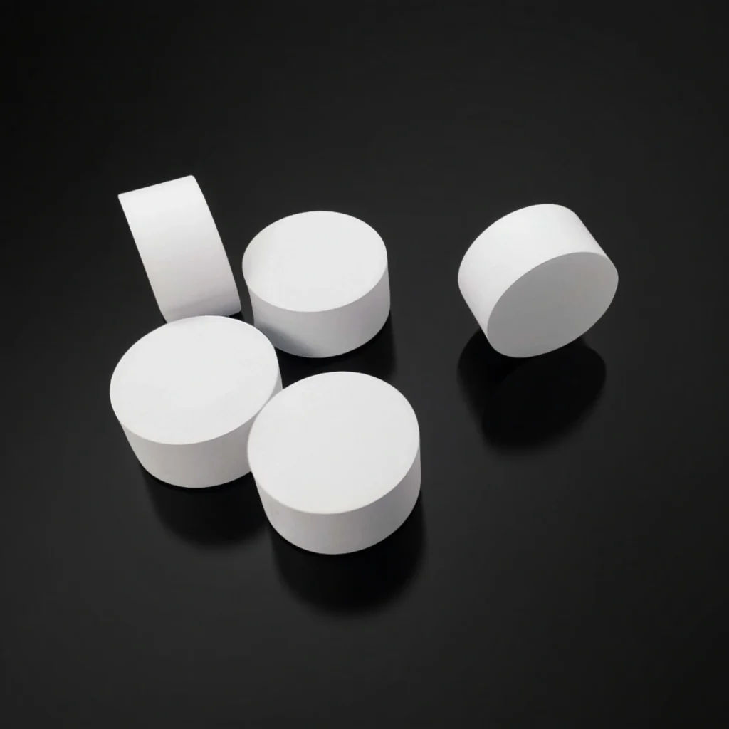 polished boron nitride ceramic plate – surface finish detail