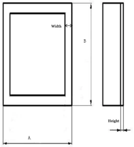 rectangle Alumina Ceramic Frame
