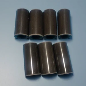 straight black alumina tube with both open