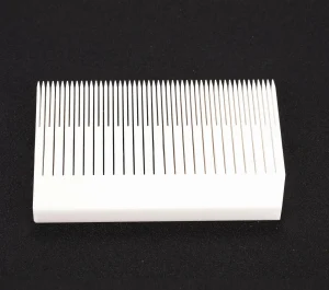 Zirconia ceramic comb for PV wafer handling and separation