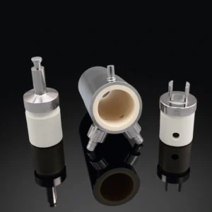 zirconia ceramic fluid metering pump side view