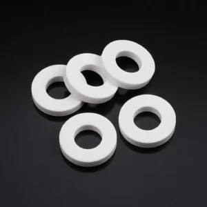 Polished and raw surface alumina washers for industrial use