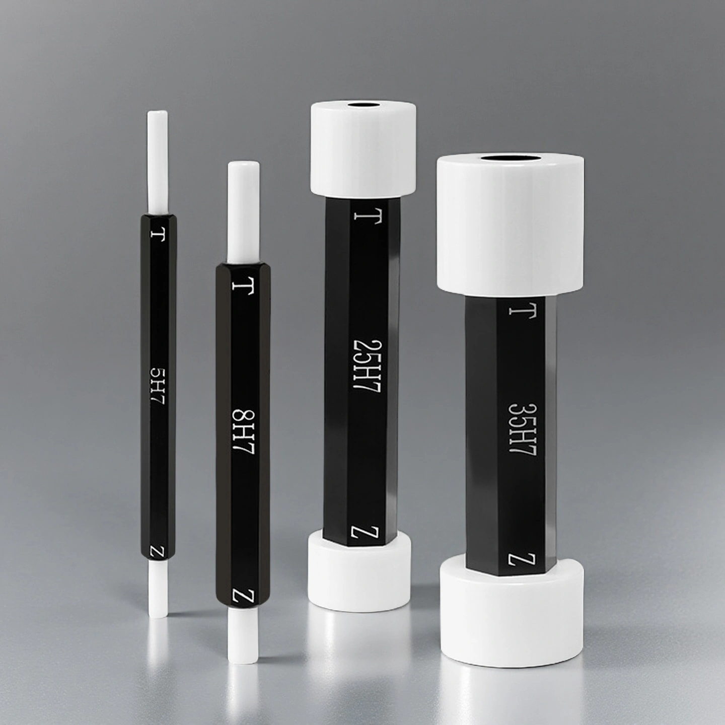 Customizable zirconia plug gauge with ±0.001mm tolerance