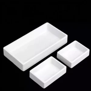 Experimental Rectangular Zirconia Crucible for Laboratory Applications