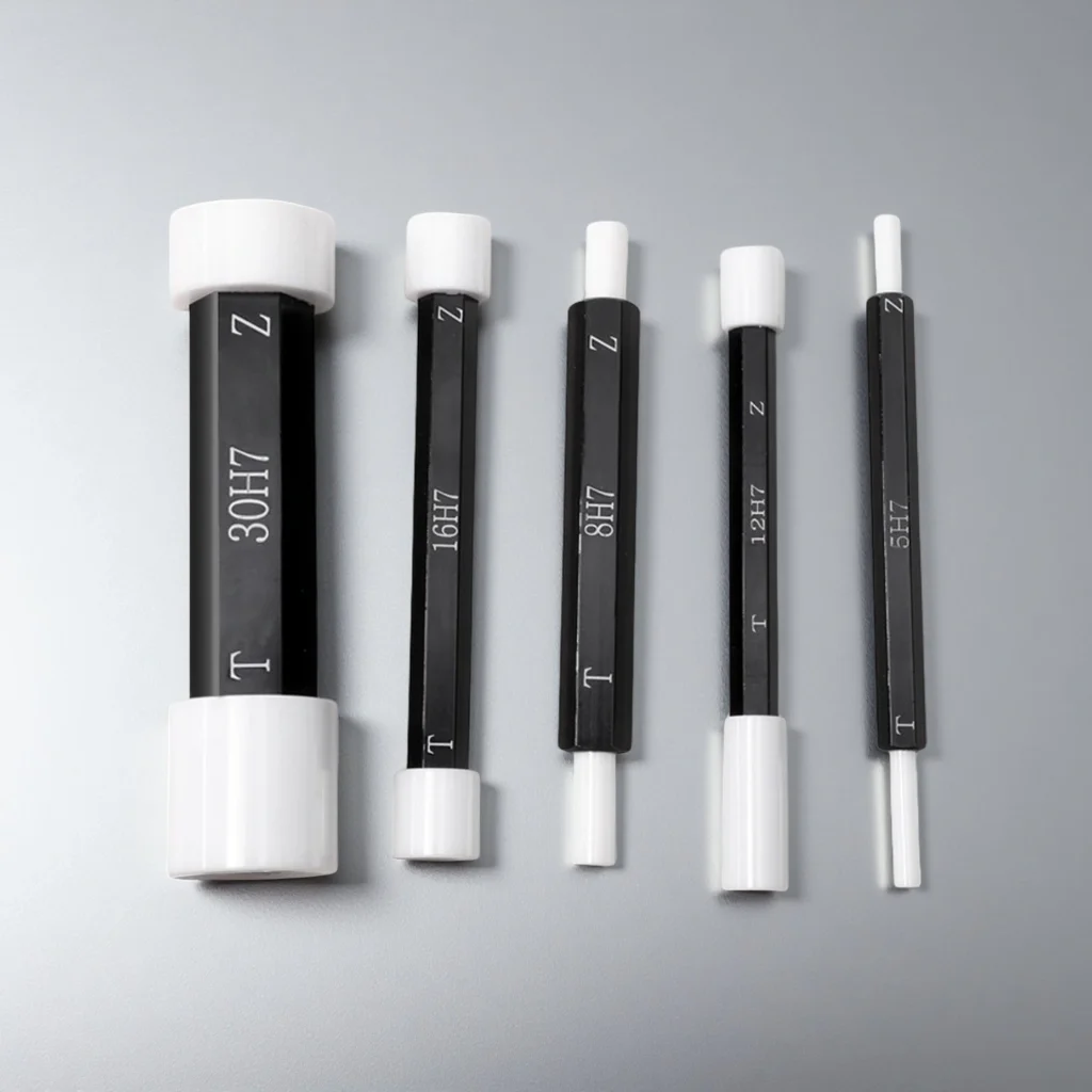 High-precision zirconia ceramic plug gauge for bore measurement