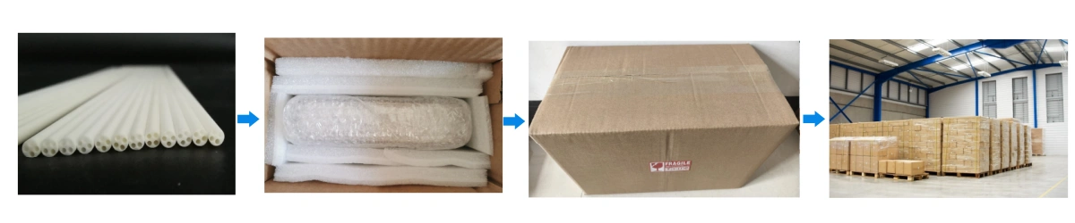 Alumina Ceramic 2-hole Tube Packaging